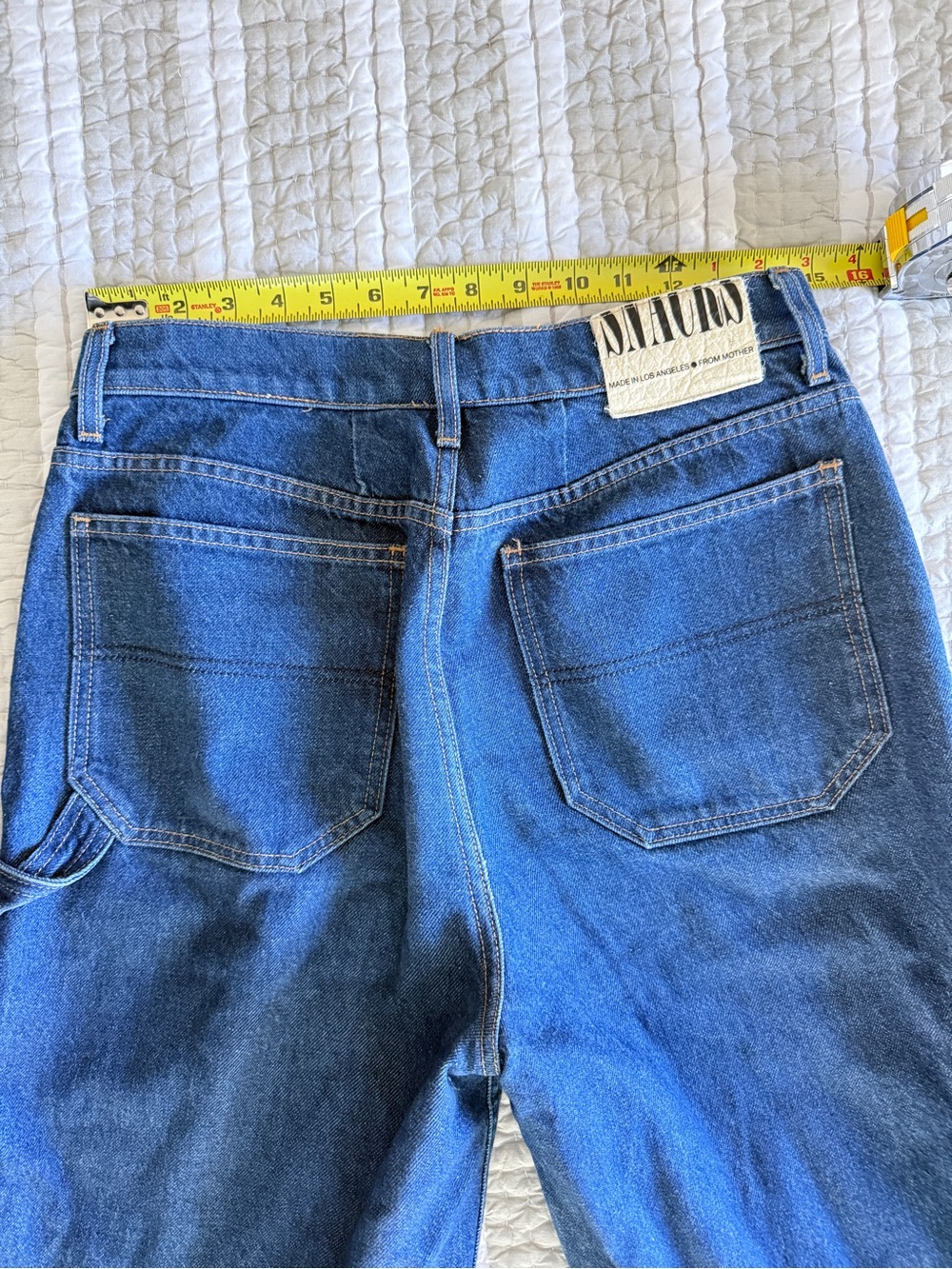 MOTHER “Snacks” Wide-Leg, High-Rise Jeans, Size 28 - Picture 3 of 8